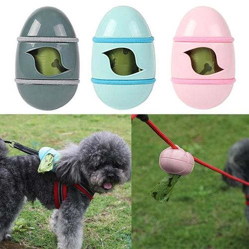 Xm Boîte De Rangement En Forme D'oeuf Distributeur De Sacs Poubelle Pour Animaux De Compagnie Boîte De Rangement De Sacs De Déchets Pour Les Toilettes Boîte De Rangement De Sacs De Déchets Pour Animaux De Compagnie