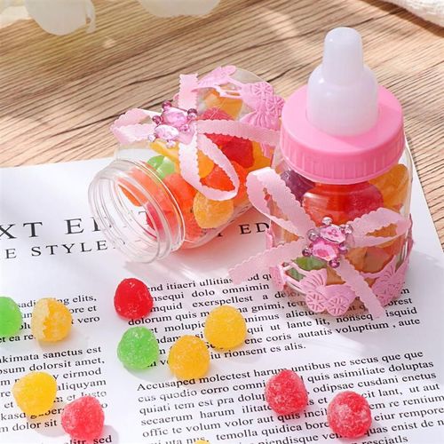 Yy Boîte Cadeau Transparente Et Inodore 12 Pièces Jolie Boîte Cadeau Durable Bouteille Style Déodorant Bouteille Pour Rangement Des Cadeaux De Réception-Cadeau Pour Bébé