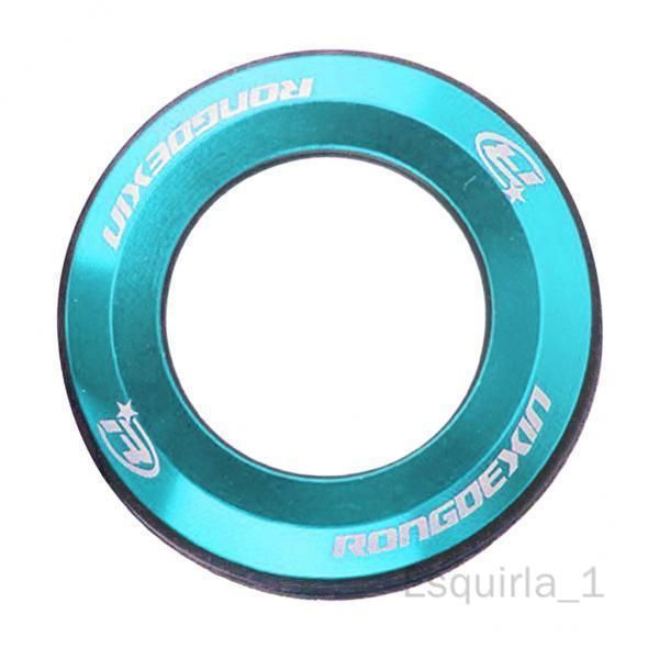 Esquirla 4 Entretoises De Rondelle De Fourche Avant De Vélo En Alliage, Capuchon De Tube De Tête De Casque De Vélo Bleu 28.6mm