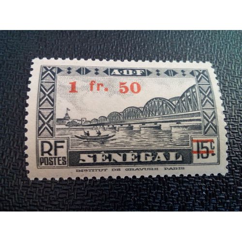 Timbre Sénégal Yt 189 Pont Faidherbe 1944 ( 307041 )