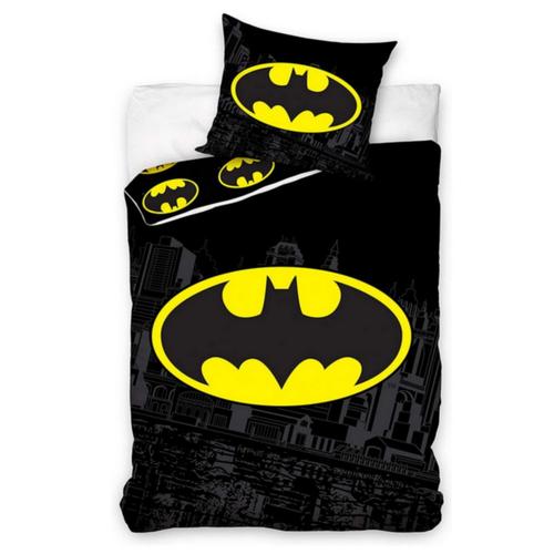 Housse De Couette Batman 100% Coton - 140 X 200 Cm Lit 1 Place