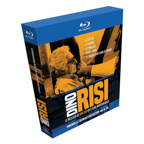Le Meilleur De Dino Risi En 5 Films Indispensables - Coffret : Le Sexe Fou + Le Fanfaron + Les Monstres + Dernier Amour + La Carrière D'une Femme De Chambre - Pack - Blu-Ray
