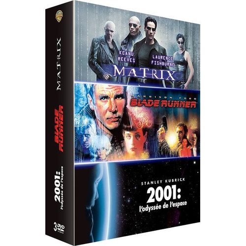 Coffret 3 Films : Matrix + Blade Runner + 2001 : L'odyssée De L'espace - Pack