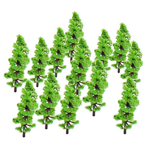 Lot De 100 Modèle Arbre Train Miniature De Sapin Jardin Paysage