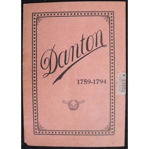 Danton * Dimitri Buchowetzky - Film Muet De 1921 - Chaque Page De 14*20 Cm * Livret De Cin?ma (Press Book) * 20 Pages * Emile Jannings ; Hilde Woerner ; Werner Krauss * R?volution Fran?aise