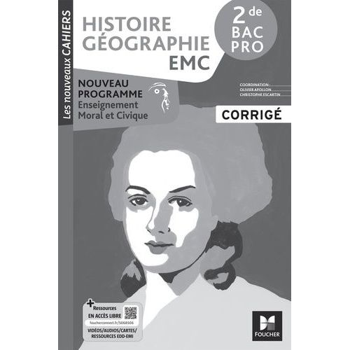 Histoire Géographie Emc 2de Bac Pro - Corrigé