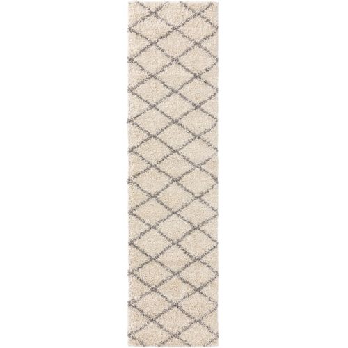 Tapis À Poils Longs Soho Crème 80x300 Cm - Tapis Style Berbère