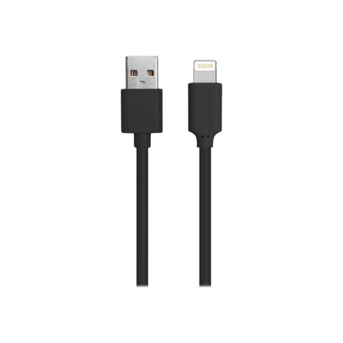 Wow - Câble Lightning - USB mâle pour Lightning mâle - 1 m - noir