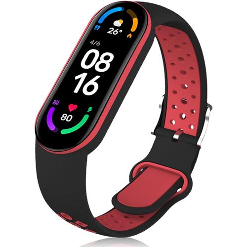 Bracelet De Remplacement En Silicone Pour Xiaomi Mi Band 7/6/5, Bracelet De Sport Et De Rechange