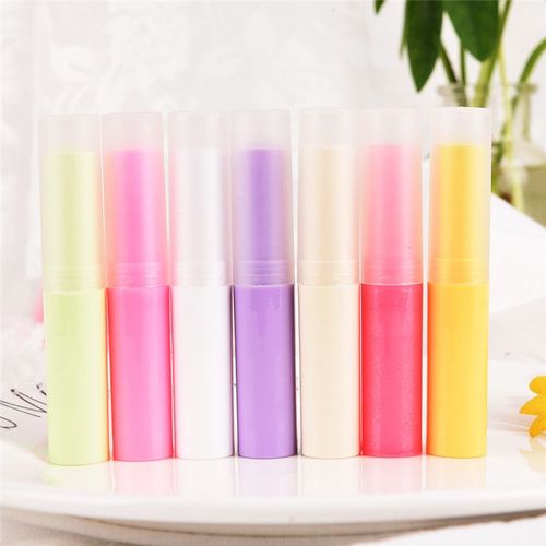 Xm 10 Pièces/Lot Cosmétique Rouge À Lèvres Brillant Sous-Embouteillage 4g Vide Rouge À Lèvres Tube Ivoire En Plastique Baume À Lèvres Conteneur 