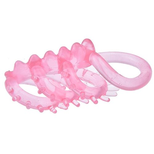 Xm Silicone Maître Triple Ticklers Anneau De Coq Masseur Relax Passion Pour Les Hommes Solaire Érotique Extender Retard Anneau Adulte Produit