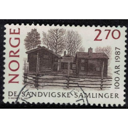 Norvège 1987 Oblitéré Used De Sandvigske Samlinger Musée Plein Air Maihaugen Su