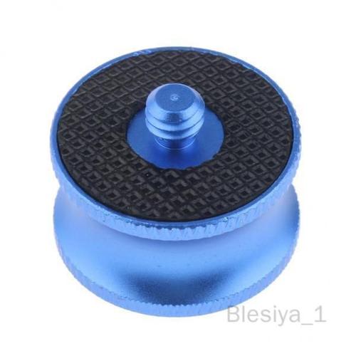 Blesiya Adaptateur Convertisseur 3x1/4 "mâle à 3/8" Femelle Pour Trépied Monopode Caméra Bleu comme décrit