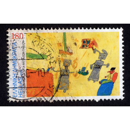 Timbre EΛΛHnikh ΔHmokpatia .Hellas.2000.180