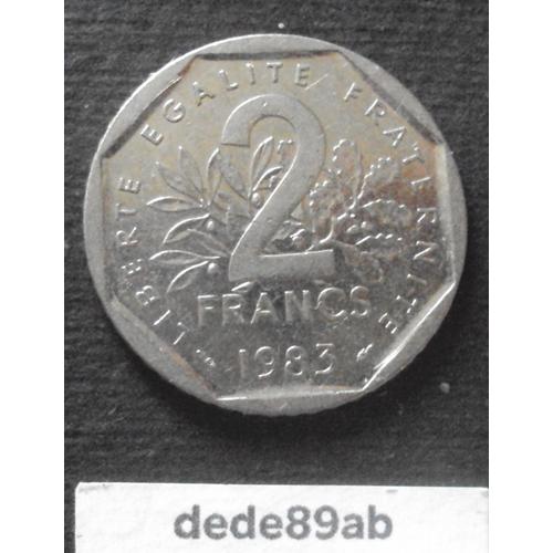 France . Pièce De 2 Francs 1983 . Semeuse De Roty