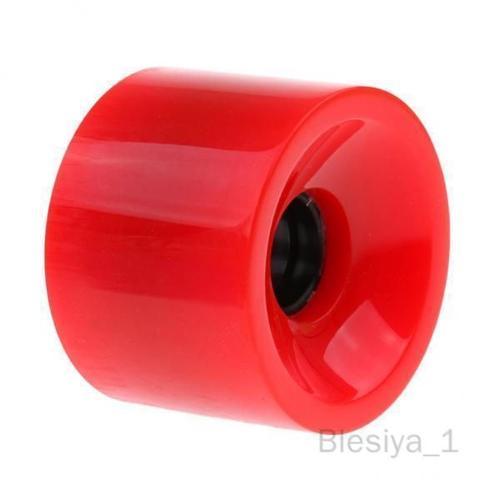 3x70 X 51mm Pro Blank Skateboard Pu Roues Longboard Cruiser Roues Rouge 3 Pièces