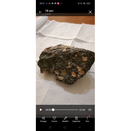 Une Pierre Meteorite
