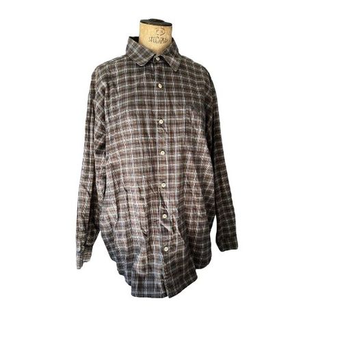 Chemise Homme Estwest Taille Xl , Manches Longues, Bon État Général, Largeur Poitrine :64 Cm Longueur :79 Cm Couleur : Carreaux, Kaki,Bleu,Blanc,Rouge,Noir,