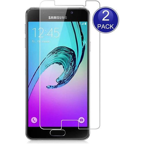 2-Pack Protecteur D'écran Samsung A3 2016, 0.26mm Hd, Verre Trempé 9h Antirayures (Non Intégral)