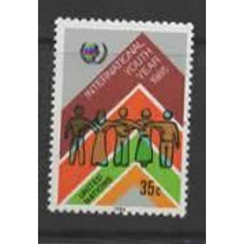 Nations Unies, New York, Timbre-Poste Y & T N° 433, 1984 - Année Internationale De La Jeunesse