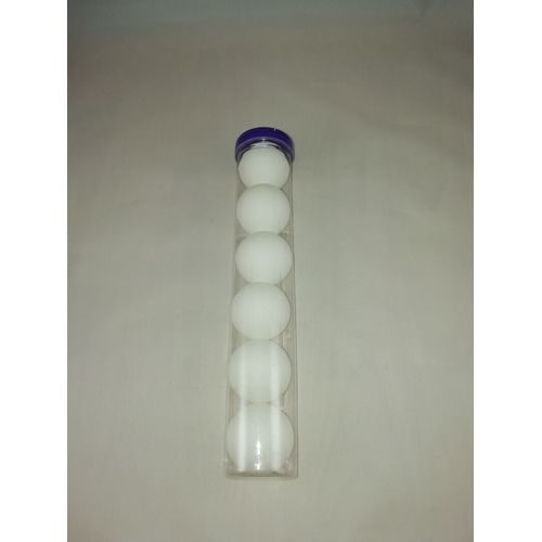6 Balles De Ping Pong Tennis De Table Blanches 40 Mm