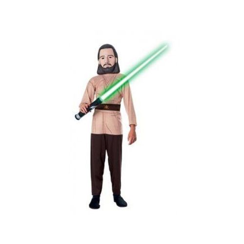 Deguisement Star Wars : Qui Gon Jinn Enfant 5/7 Ans (Combinaison + Masque) - Costume Garcon - Panoplie