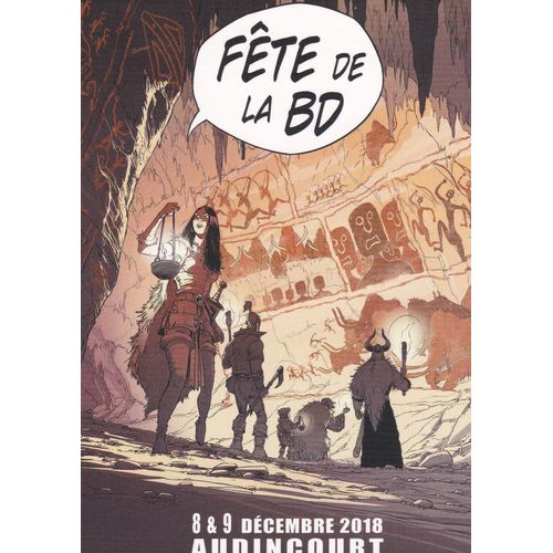 Carte Postale Michalak Emmanuel Festival Bd Audincourt 2018 (Aslak...