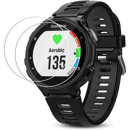 2 Pièces Film De Protection En Verre Trempé Pour Garmin Forerunner 735, Dureté 9h, Installation Facile