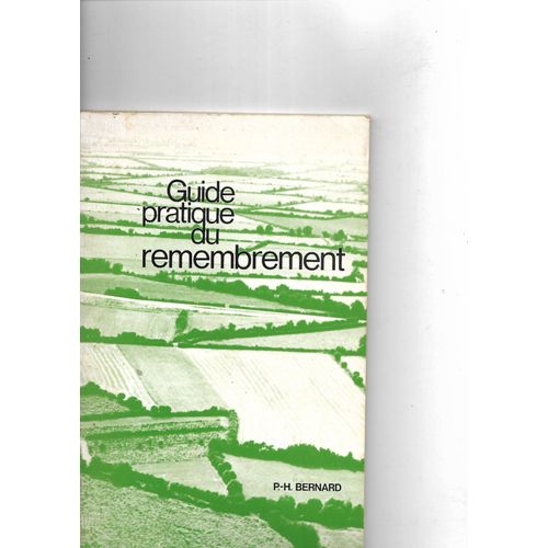 Guide Pratique Du Remembrement