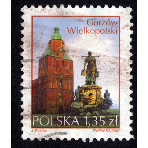 Timbre Gorzow Wielkopolski.Polska.1,35 Zl.J.Pietras.2007