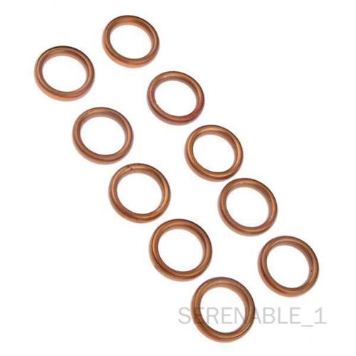 Serenable 3x10x Joints De Tuyau De Silencieux D'échappement Pour 49 50 110 150cc Gy6 Cyclomoteur Scooter Atv 3 Pièces