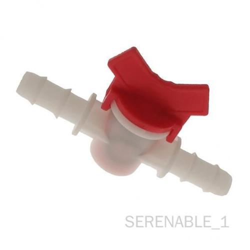 SERENABLE 4xFlow Régulateur Pompe à Eau Vanne Droite Bricolage Interrupteur De Débit D'eau 12mm 4 pièces