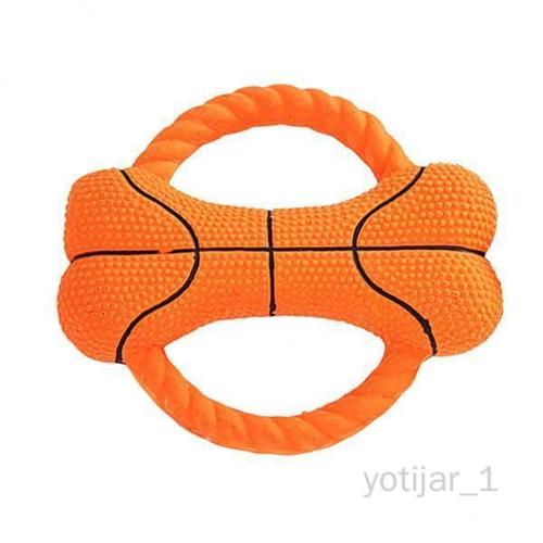 Yotijar Jouet À Mâcher En Forme D'os Pour Chien Et Chiot, Jouet Interactif De Traction, Entraînement Molaire, Orange, 3x1 Pièces 3 Pièces