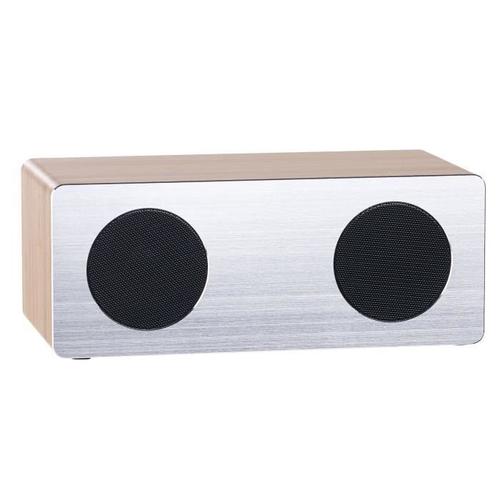 Enceinte stéréo 20 W design bois / alu à fonction bluetooth 4.1 "MSS-85"