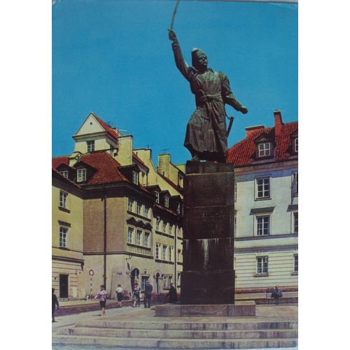 Pologne.. Varsovie . Warszawa . Monument Jana Kilinskiego (Artiste Stanislaw Jackowski 1936) . Au Verso Timbre 2.70 Zt Polska Écusson