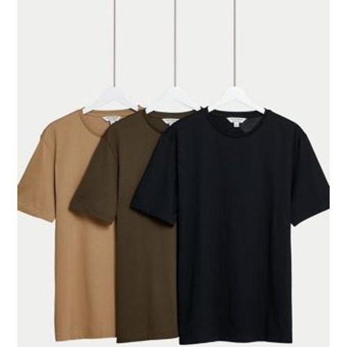 Lot De 3 T-Shirts 100 % Coton Supima® - Noir