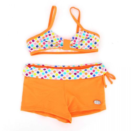 Maillot De Bain Pois Multicolore 2 Piéces Enfant Lagune