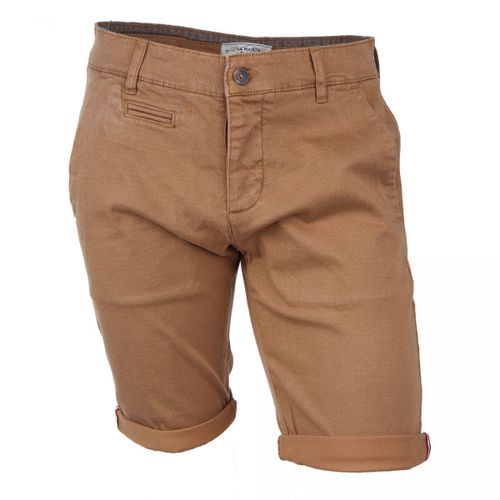 Bermuda Chino Coton Stretch Armuré Varen Homme Blaggio