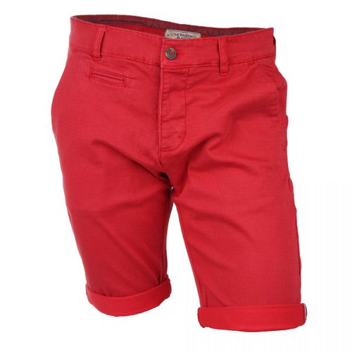 Bermuda Chino Coton Stretch Armuré Varen Homme Blaggio