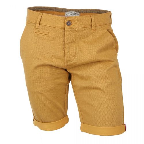 Bermuda Chino Coton Stretch Armuré Varen Homme Blaggio