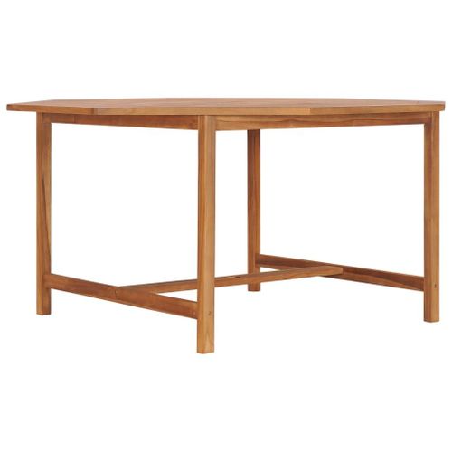 Table De Jardin 150x150x75 Cm Bois De Teck Solide