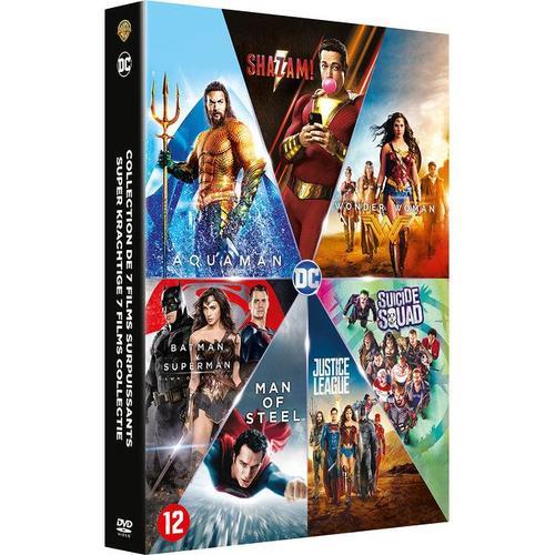 Dc Universe - L'intégrale Des 6 Films : Justice League + Wonder Woman + Suicide Squad + Batman V Superman : L'aube De La Justice + Man Of Steel + Aquaman - Pack
