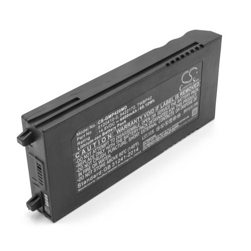 vhbw Batterie compatible avec GE Echographe Logic-E, Echographe Logiq I, Echographe Vivid E appareil médical (4400mAh, 14,8V, Li-ion)