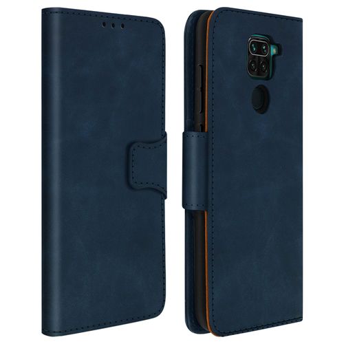 Housse Redmi Note 9 Étui Folio Porte-Carte Fonction Support Vintage