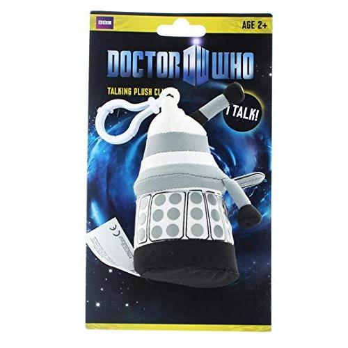 Underground Toys Doctor Who Mini Talking Light-Up White Dalek Plush Key Chain