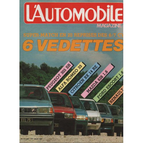 L'automobile Magazine N° 445 : 6 Vedettes 6/7 Cv