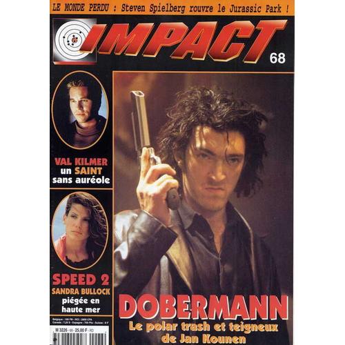 Mad Movies Impact 97/68 Sandra Bullock Speed 2 Dobermann Jan Kounen Val Kilmer Le Saint Spielberg