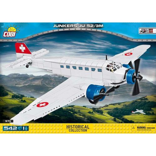Junkers Ju 52/3m - 542 Pièces - 1 Figurine Cobi