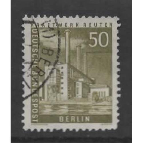 Allemagne, Berlin, Timbre-Poste Aérienne Y & T N° 133 Oblitéré, 1956 - Deutsche Bundespost