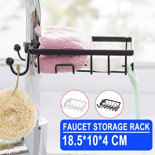 XM Robinet evier cuisine etagere porte-éponge en fer robinet evier ...